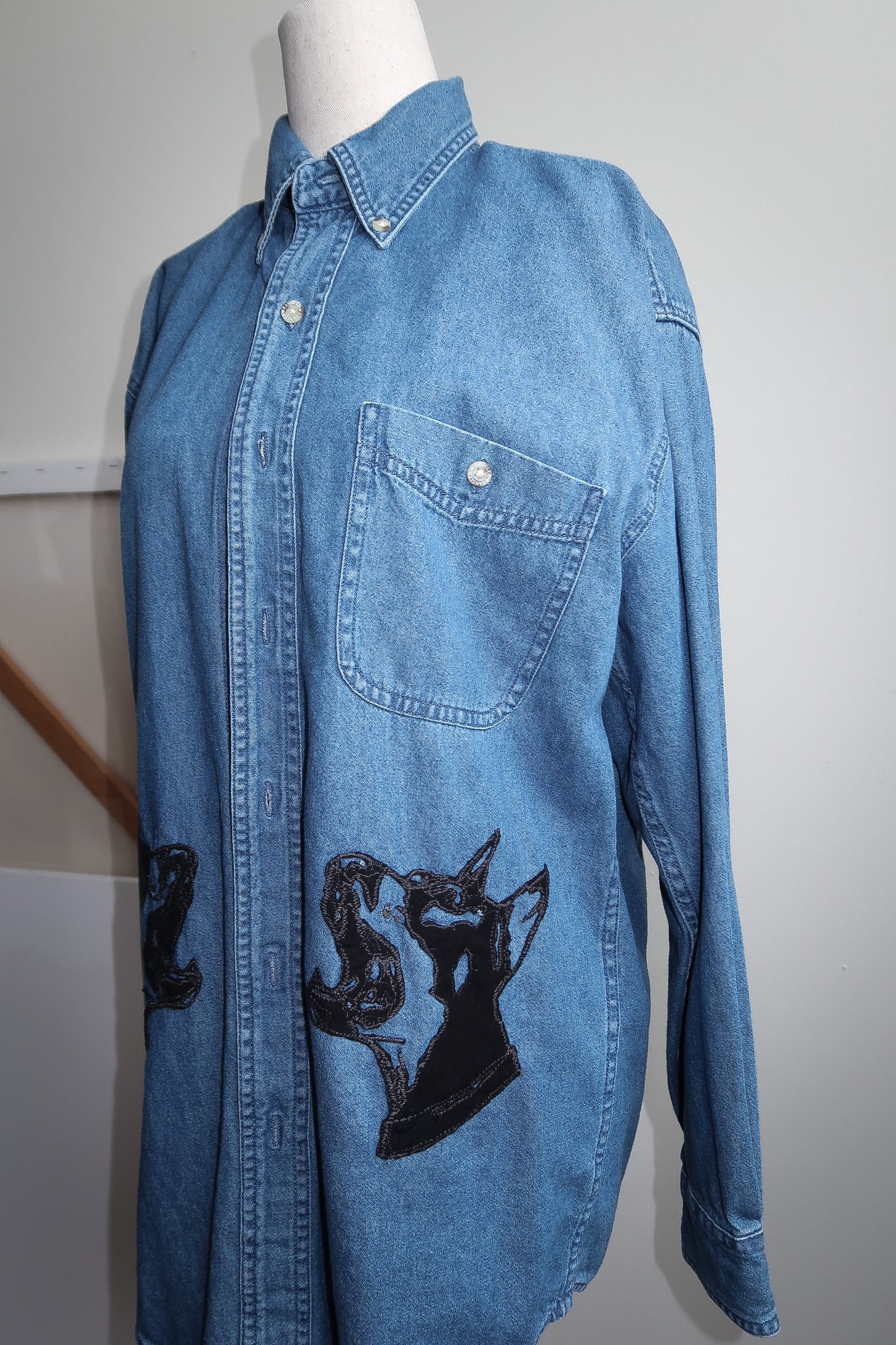 LOVE PUP Denim Shirt - S