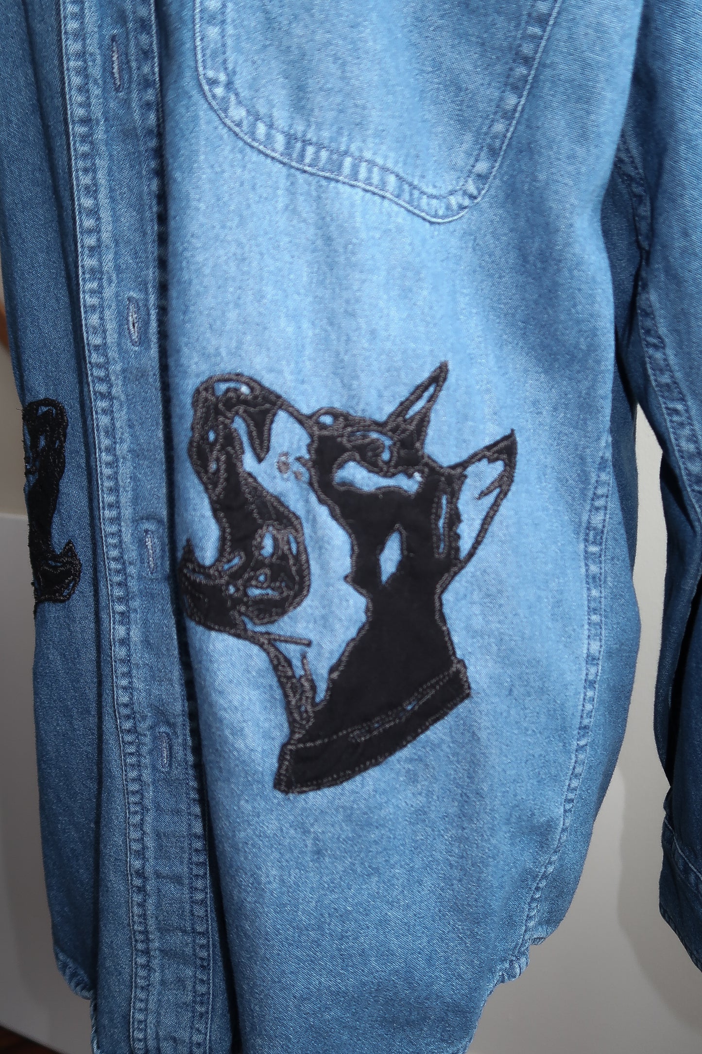 LOVE PUP Denim Shirt - S