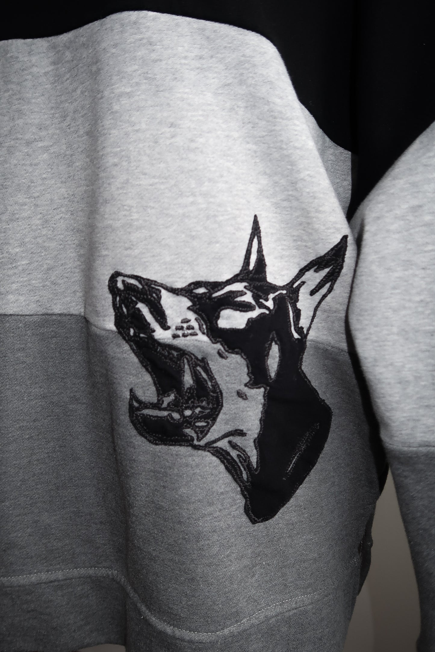 LOVE PUP Colorblock Crew - XL