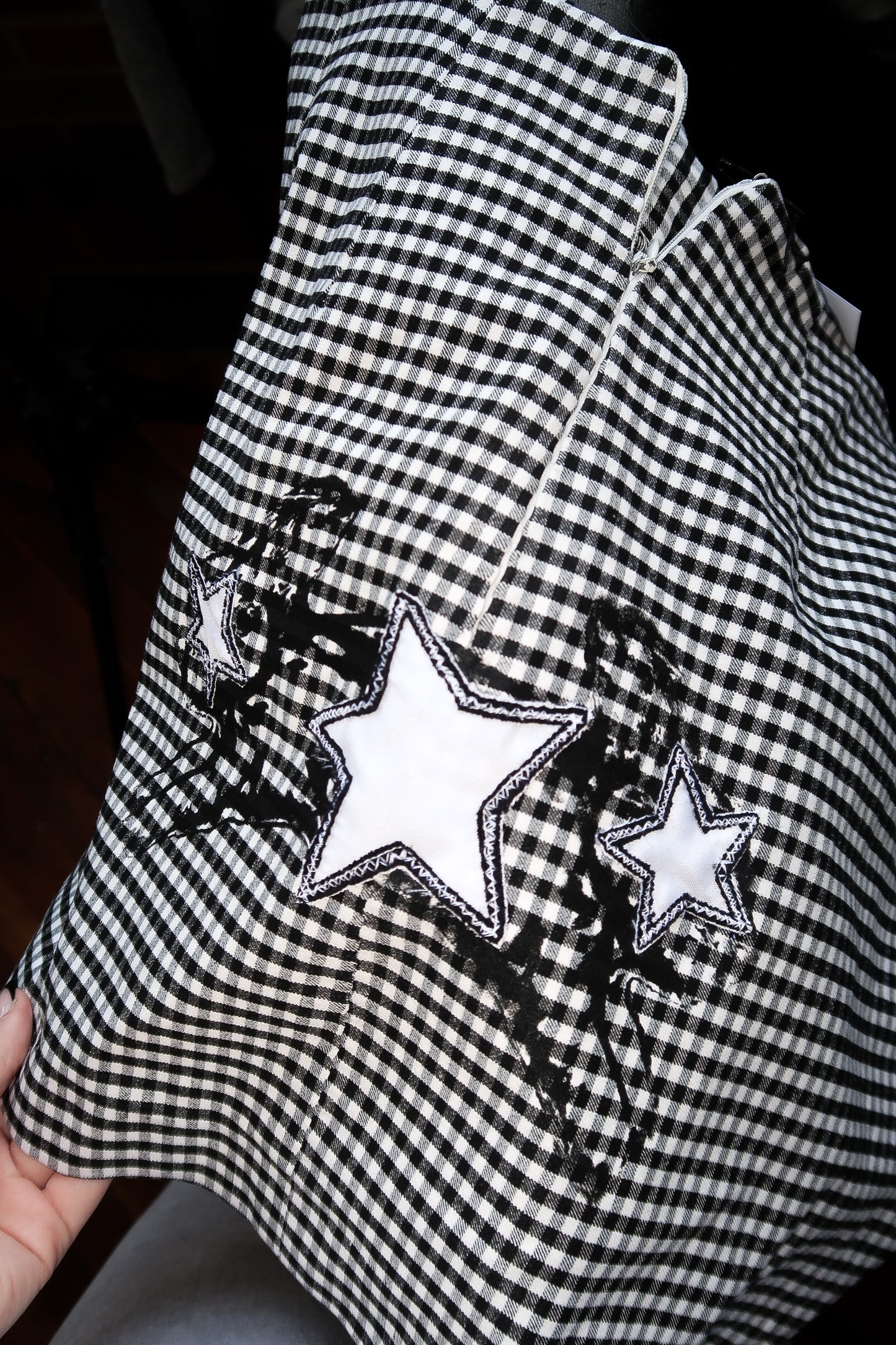 BUNNY Gingham Skirt - M