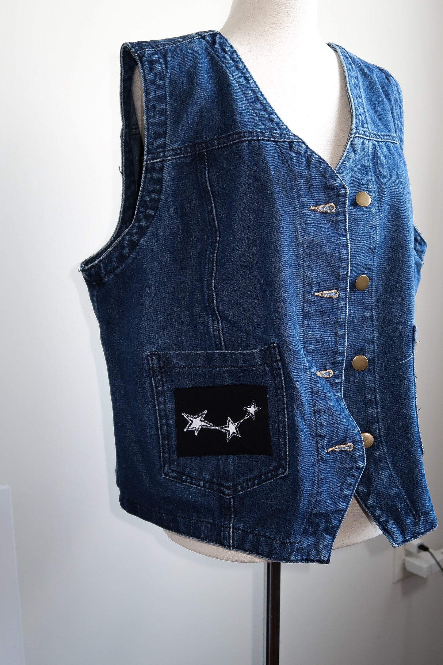 BUNNY Denim Vest - XL