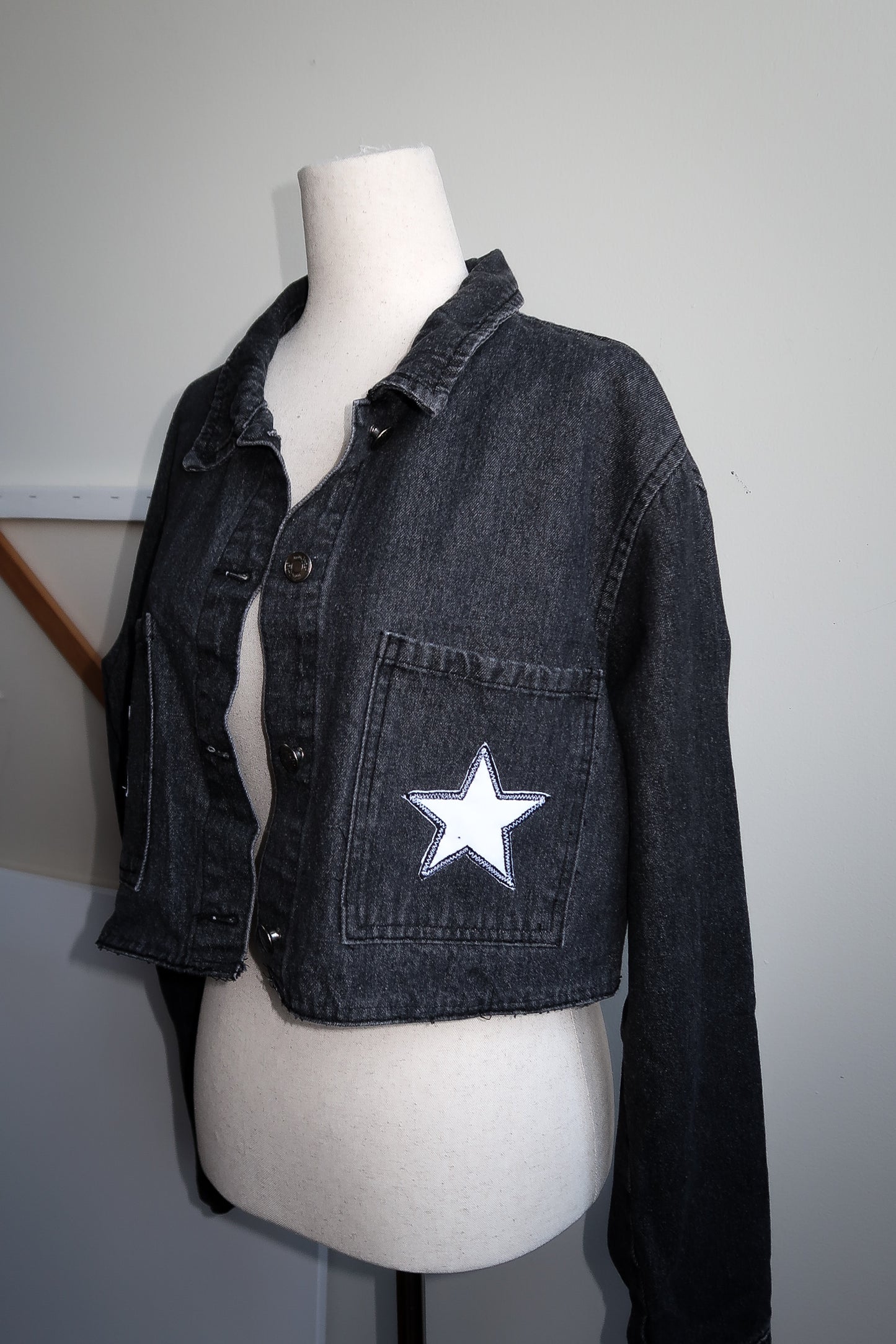 LUCKY Dark Denim Jacket - L