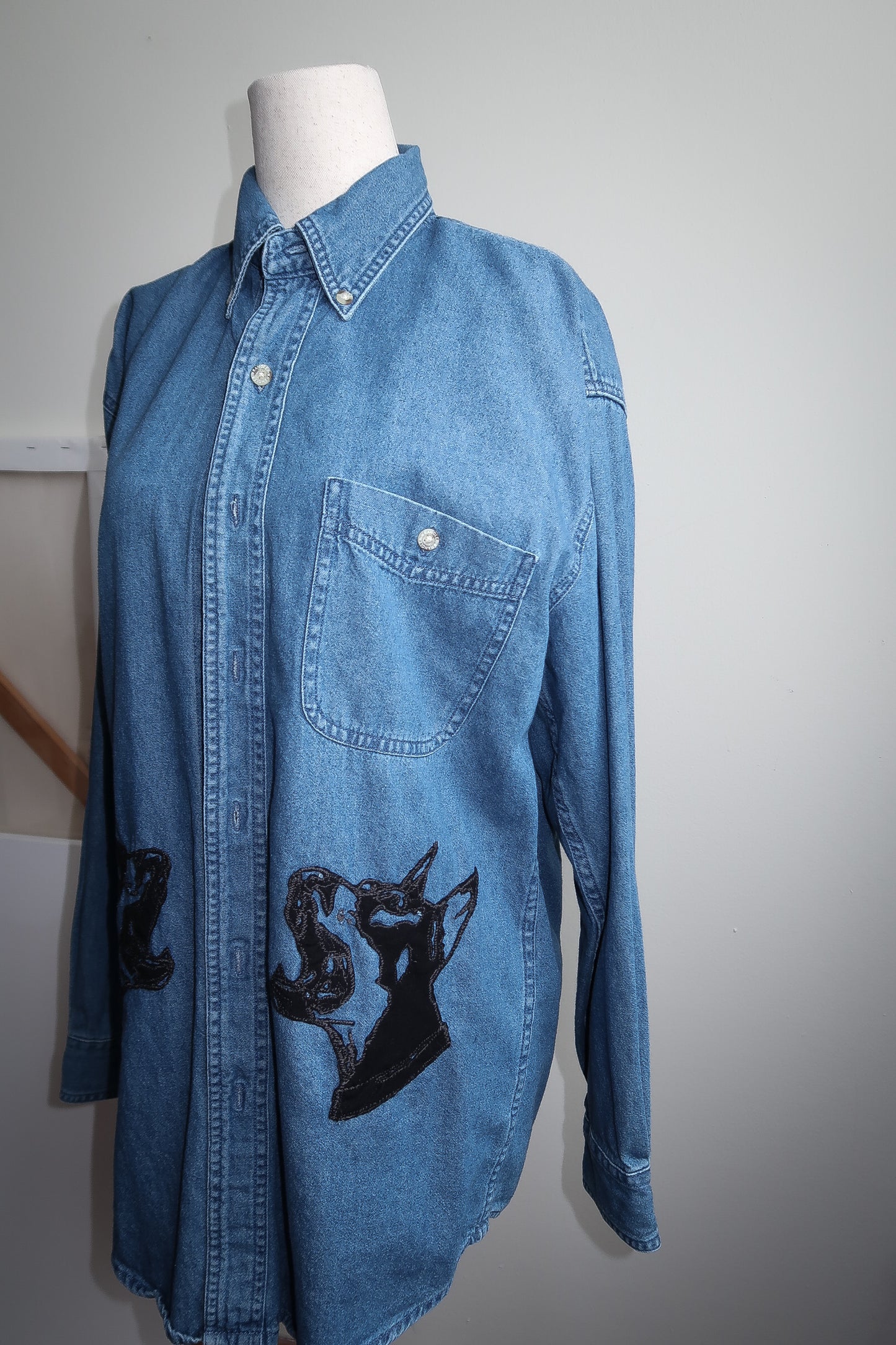 LOVE PUP Denim Shirt - S