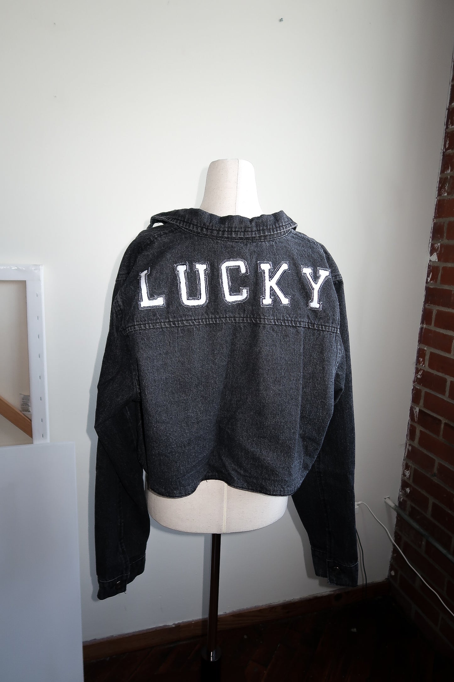 LUCKY Dark Denim Jacket - L
