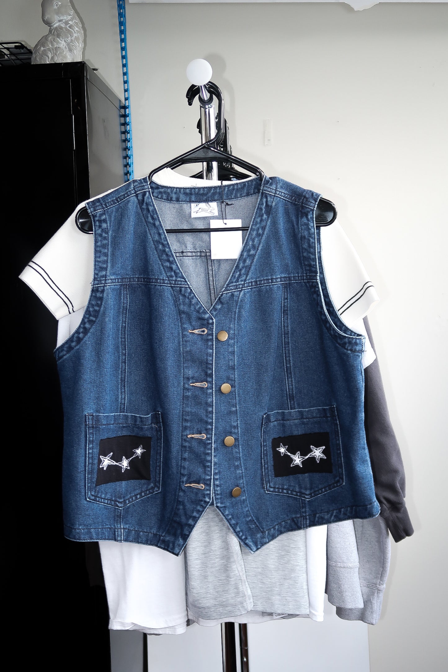 BUNNY Denim Vest - XL