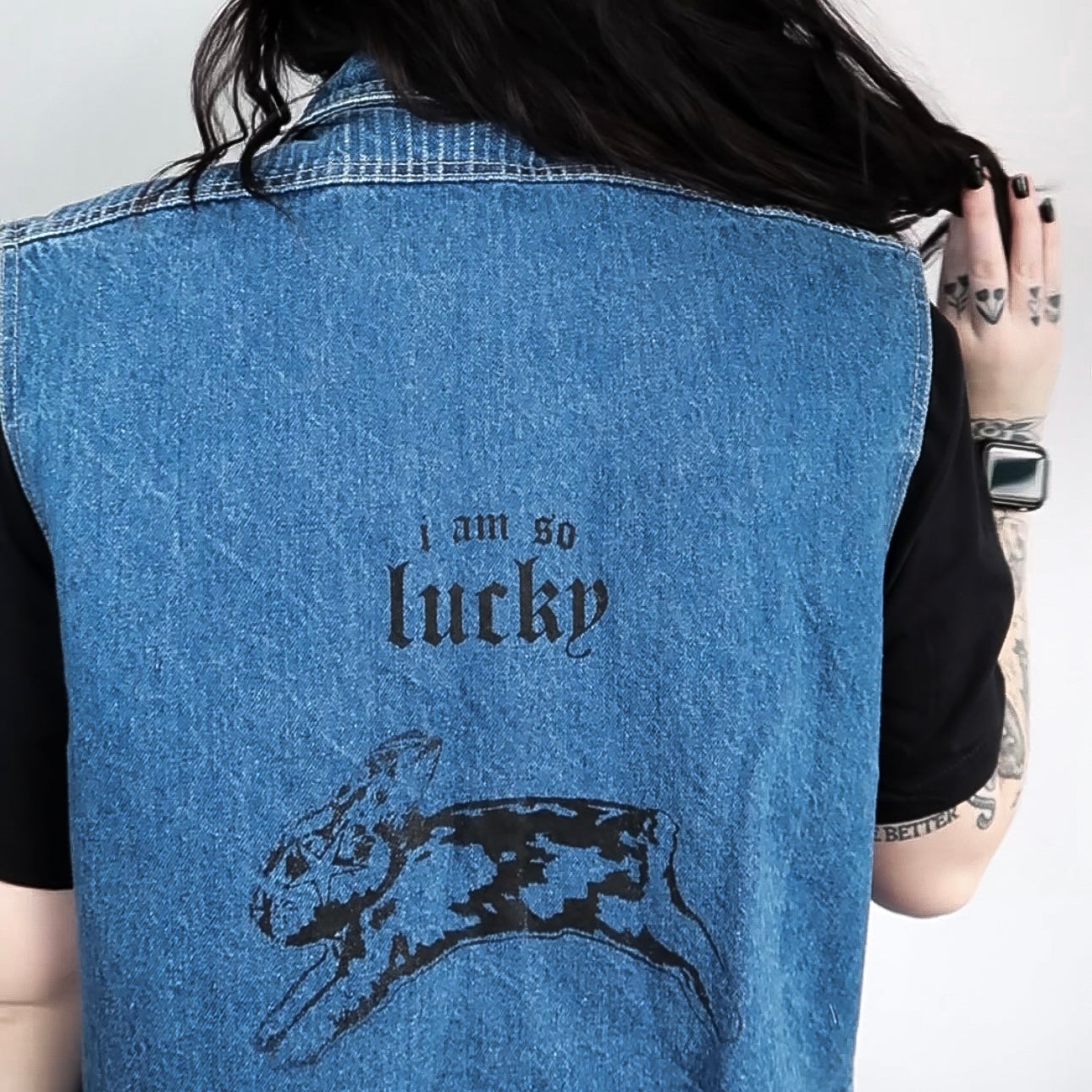 LUCKY Denim Vest - L