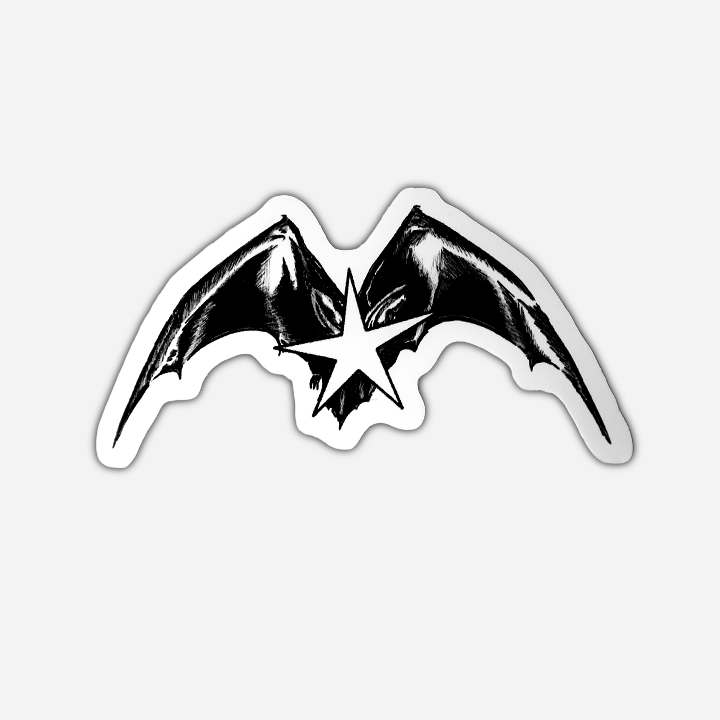 STAR BAT Sticker