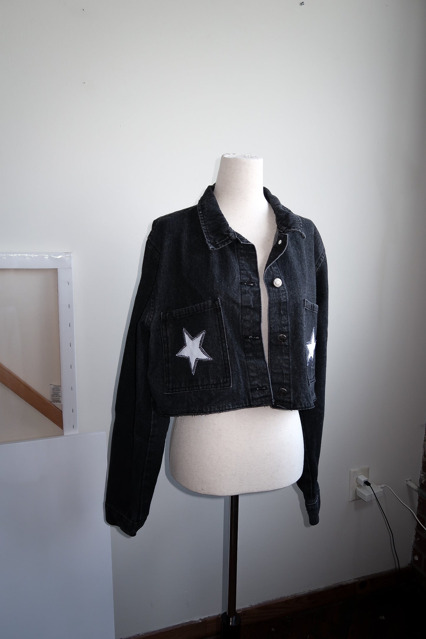 LUCKY Dark Denim Jacket - L