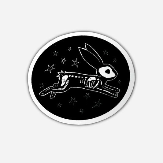 SKELETON BUNNY Sticker